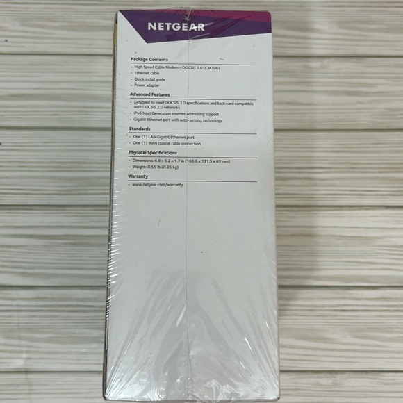 NETGEAR CM700 High Speed Cable Modem NIP - Picture 4 of 7
